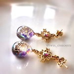 LADY・PURPLE〜紫の淑女ピアス