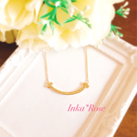 risa様専用ページ💎✨スワロフスキー✨Tスマイルネックレス✨グルーデコ ゴールド