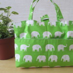 みどりのぞうさんのバッグインバッグ