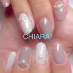 pearlbeige♡ネイルチップ