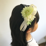 ミニブーケみたいなカチューシャ