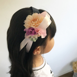 ミニブーケみたいなカチューシャ