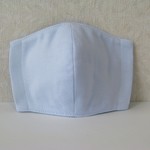 大人用　おやすみ用立体マスク　ライトブルー