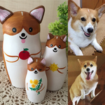 Ｙ様ペットオーダー品＊コーギー犬マトリョーシカ