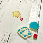 消しゴムはんこ イノシシ 年賀状用はんこ