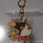 【キーホルダー】フラワーねこ(Ｂ級品)