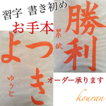 【書道師範作】書き初め    習字  お手本 オーダー