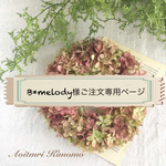 「B*melody様ご注文専用ページ」