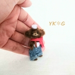 YK✽G デニムなパンキンクマさん　モールベア