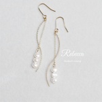 淡水パールのふんわり軽やかピアス/イヤリング