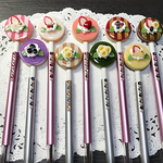 選べる9種類☆彩りケーキのキラキラボールペン