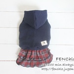 スカート付きトレーナー　インターナショナルスクール風