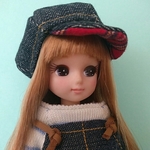 ♡リカちゃんキャスケットデニム♡