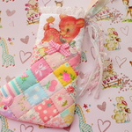 hana*ハンドメイド★レトロアニマル★パステルパッチクリスマスブーツ♪バンビちゃん