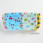 🚌かわいい♪リバーシブル🏳️‍🌈４重ガーゼハンカチ ２枚セット21cm No.40 新学期準備