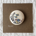 刺繍ブローチ