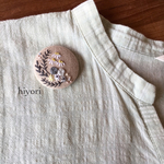 刺繍ブローチ