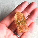 《ポイントクリスタル型オルゴナイト》サンストーン&シトリン&クリスタル