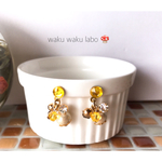 貼るピアス💎2wayふりふりピアス(birthday 11月)
