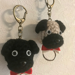 わんちゃんリールキーホルダーミニ