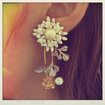 vintage flower bouquet pierce