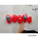 red × turquoise