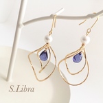 blue ~new twistring in drop*ピアス イヤリング