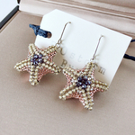 星ピアス(パープル)