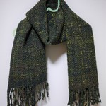 手織のニットストール