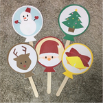 ふうせんのうた ペープサート クリスマスバージョン