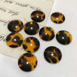 高品質 レオパード 柄 カボション   16mm