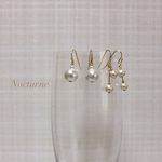 【再販】《2点セット》シンプルシリーズ♪コットンパールの上品ピアス☆(定価500円♪)