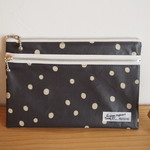 【SALE】ダブルファスナーポーチ No.6