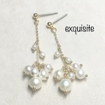 À toi je t'aime　－大好きなあなたへー　ピアス（イヤリング）　淡水パール