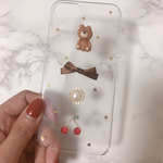 くまちゃん🐻さくらんぼ🍒iPhoneケース📱iPhone6/6s / iPhone7/8 / iPhone7/8 plus /iPhoneX
