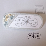 choucho×skyful バレッタ ミナペルホネン ハンドメイド