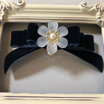 ユキノハナ❁︎リボンバレッタ