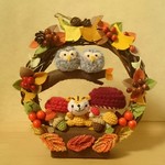 秋の森へようこそ♪2wayリース①