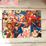  横向きタイプ ♡デザインペーパー♡A4サイズ  レトロアニマル柄♡10枚セット     176