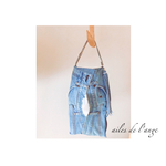 no.263 - jeans remake tissue cover【Lightblue】