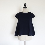 Aラインフレアーカットソー＜ネイビー＞