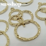 sns458《4個》✴importparts✳（ゴールド）