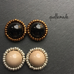 再販!!simpleビーズ刺繍ピアス