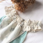 Lace flower ベージュ　生理時にも使えるふんどしパンツ「ルナ」
