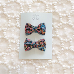 ♡２個set♡リバティリボンヘアクリップ♡