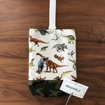 再×4販⭐リアル恐竜柄×迷彩柄シューズケース(入園入学準備)(入園入学グッズ)