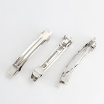 バレッタ ヘアクリップ 8cm 10個セット K426