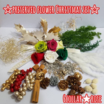 ハーバリウム花材・プリザーブドXmas花材セットB②