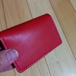 akliyさん専用　名刺入れ　赤　　マーク入り