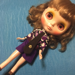 ブライス、リカちゃん用オールインワン、パープル